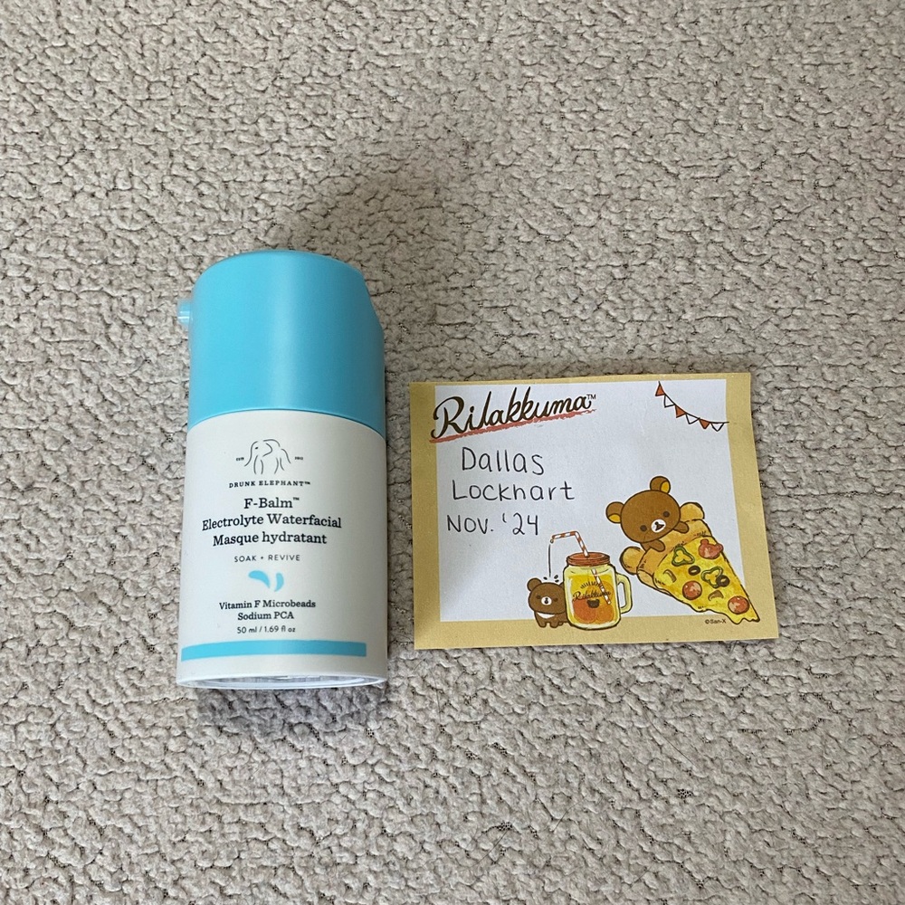 Drunk Elephant F-Balm Electrolyte Waterfacial Mask